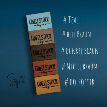 BIG Taschen-Label - "TO THE MOON AND BACK (mit Planet)" -  Höhe ca. 8 cm - Kunstleder ++ Farbauswahl ++